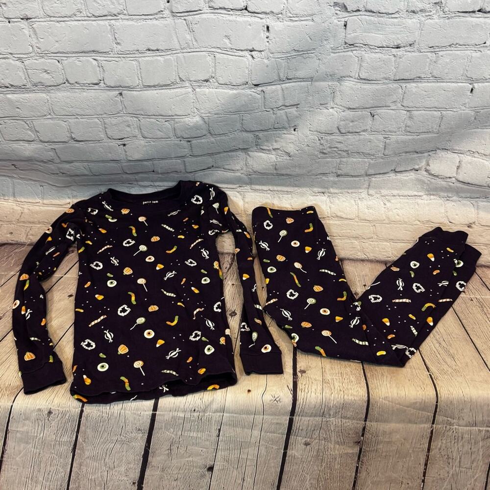 Petit Lem Kids Purple Halloween Pajama Set